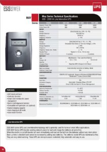 Stock Available – ESIS 650VA UPS in Karachi