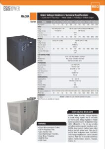 Premium Quality ESIS POWER Static Voltage Stabilizers supplier